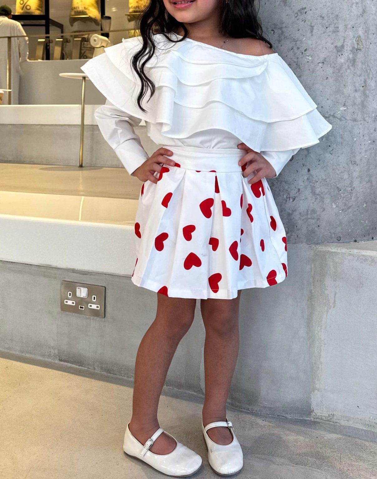 Off Shoulder Ruffle Top