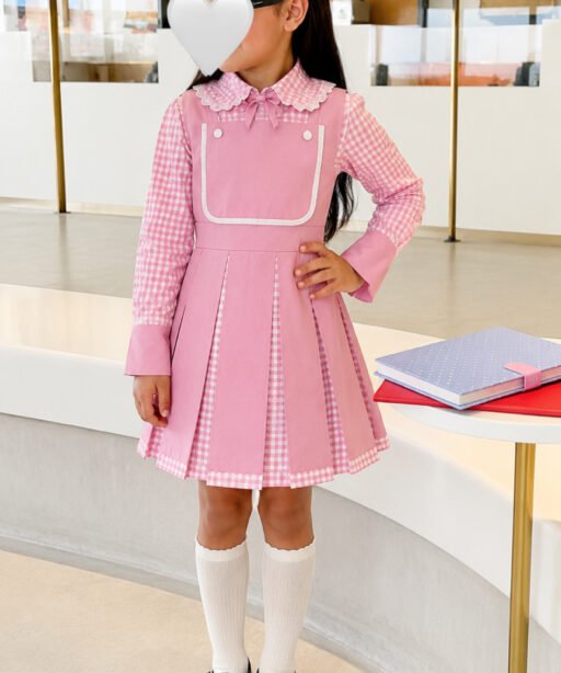 Pink Petals School Dress