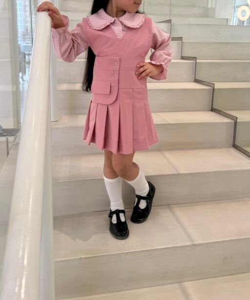 Pleated School Pinafore