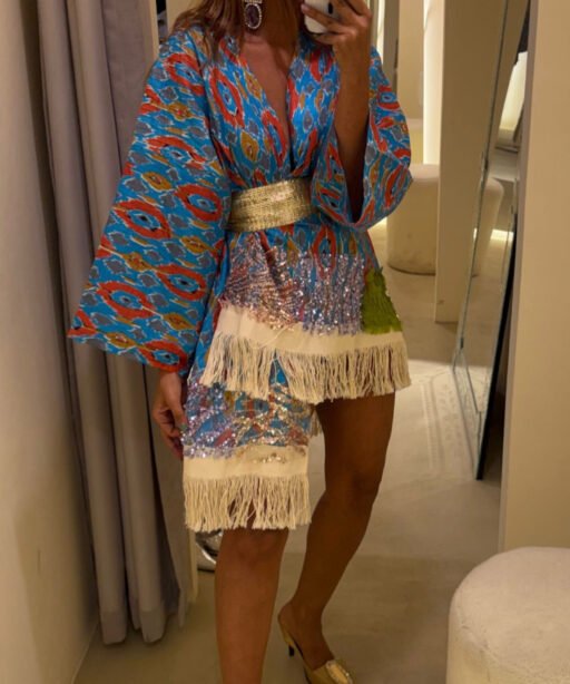 Alternative view of Summer blue dress