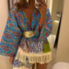 Summer blue dress