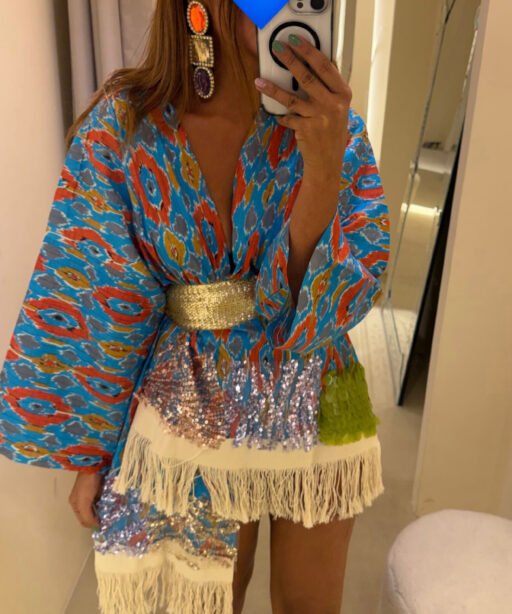 Summer blue dress